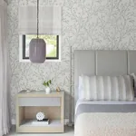 A-Street Prints Koura Silver Budding Branches Wallpaper | Wallpaper Twins A-Street Prints Koura Silver Budding Branches Wallpaper - SKU 4019-86453