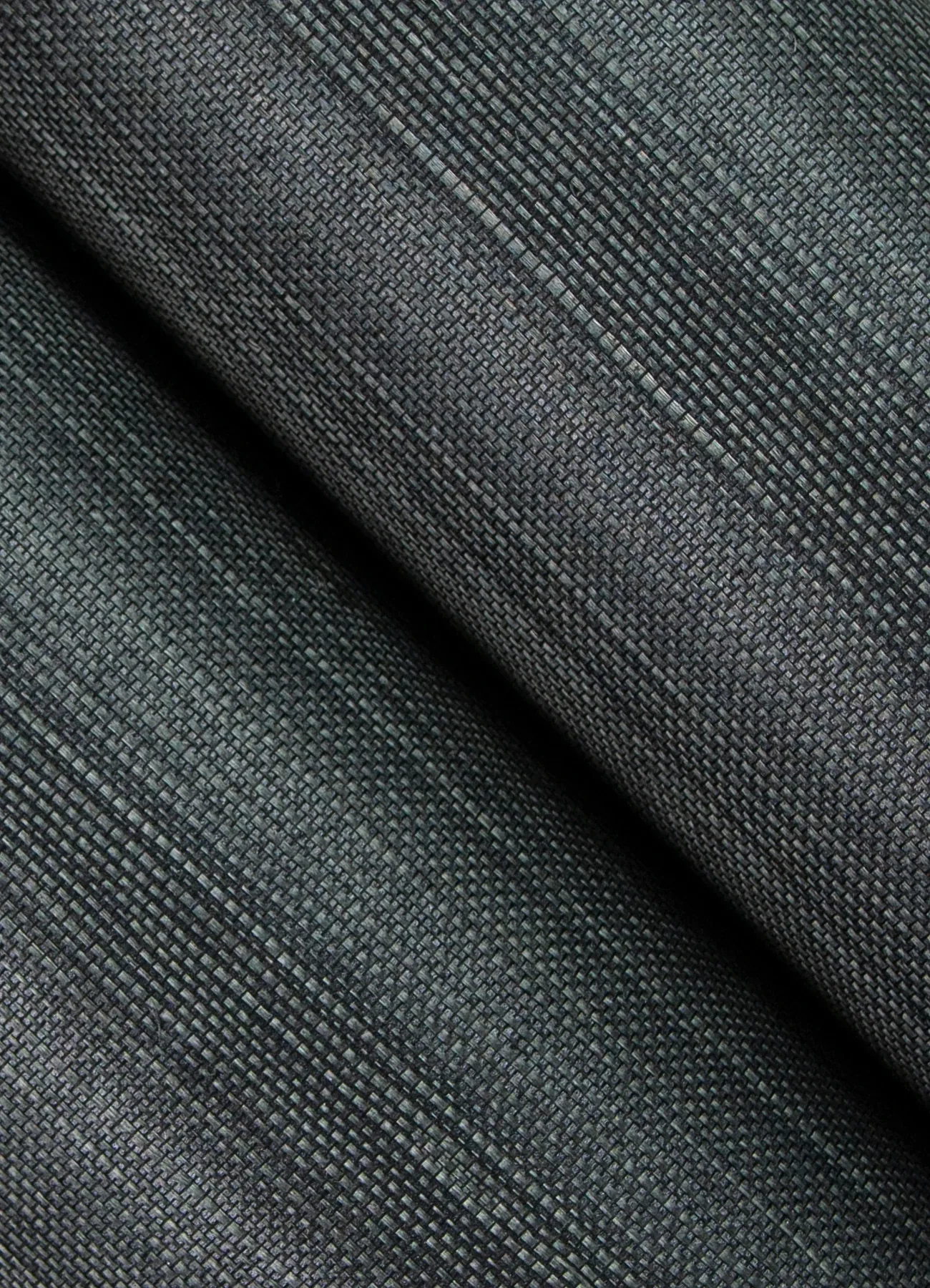 A-Street Prints Kowloon Charcoal Sisal Grasscloth Wallpaper - SKU 2923-80075