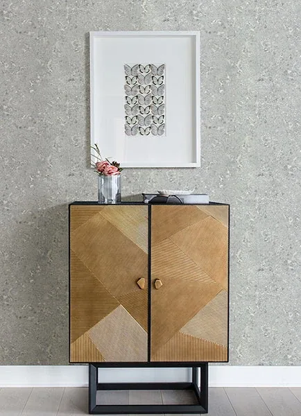 A-Street Prints Kulta Silver Cement Wallpaper | Wallpaper Twins A-Street Prints Kulta Silver Cement Wallpaper - SKU 2976-86472