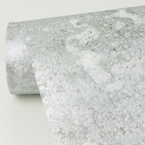A-Street Prints Kulta Silver Cement Wallpaper | Wallpaper Twins A-Street Prints Kulta Silver Cement Wallpaper - SKU 2976-86472