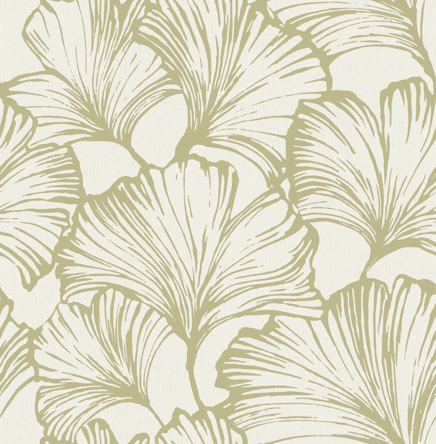 4177-27714 | Kyoto Moss Ginkgo Leaf Wallpaper
