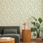 A-Street Prints Kyoto Moss Ginkgo Leaf Wallpaper - SKU 4177-27714
