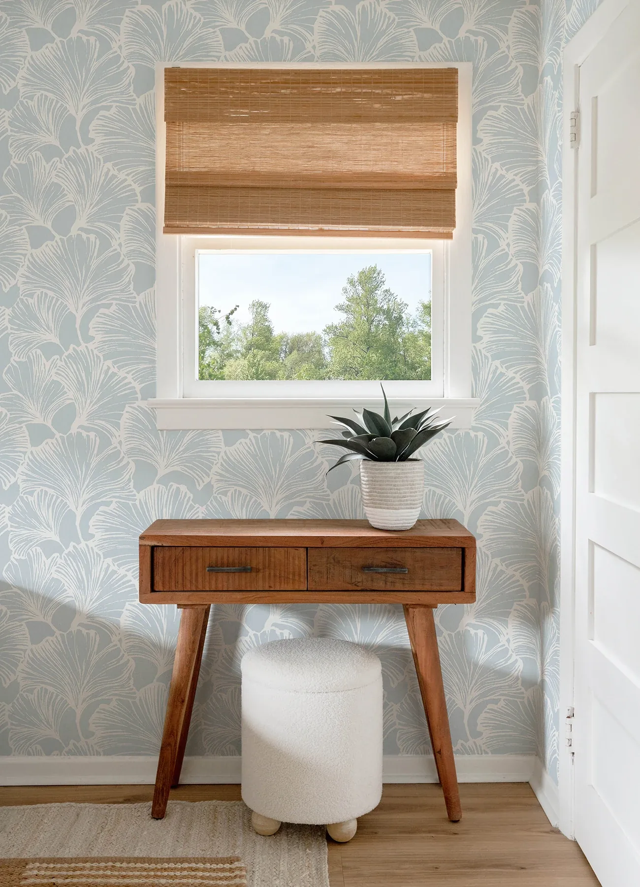 A-Street Prints Kyoto Sky Ginkgo Leaf Wallpaper | Wallpaper Twins A-Street Prints Kyoto Sky Ginkgo Leaf Wallpaper - SKU 4177-27712