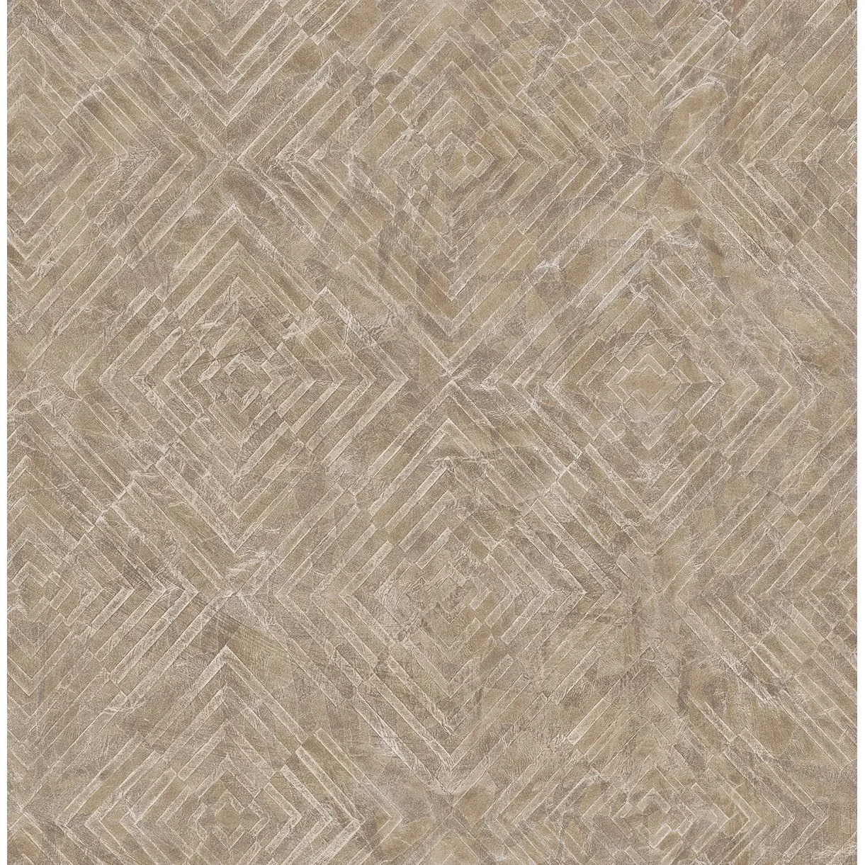 A-Street Prints Labyrinth Bronze Geometric Wallpaper - SKU 2540-24002