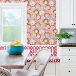 A-Street Prints Laguna Pink Plate Wallpaper | Wallpaper Twins A-Street Prints Laguna Pink Plate Wallpaper - SKU 2744-24149