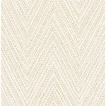 A-Street Prints Lainey Apricot Stitched Chevron Wallpaper - SKU 4147-27371