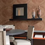 A-Street Prints Lalit Burnt Sienna Medallion Wallpaper - SKU 2949-61105