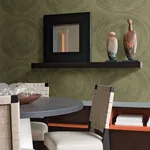 A-Street Prints Lalit Olive Medallion Wallpaper - SKU 2949-61104