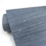 A-Street Prints Lamphu Blue Sisal Grasscloth Wallpaper - SKU 2829-82026