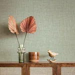 A-Street Prints Lanister Green Texture Wallpaper - SKU 4080-26235