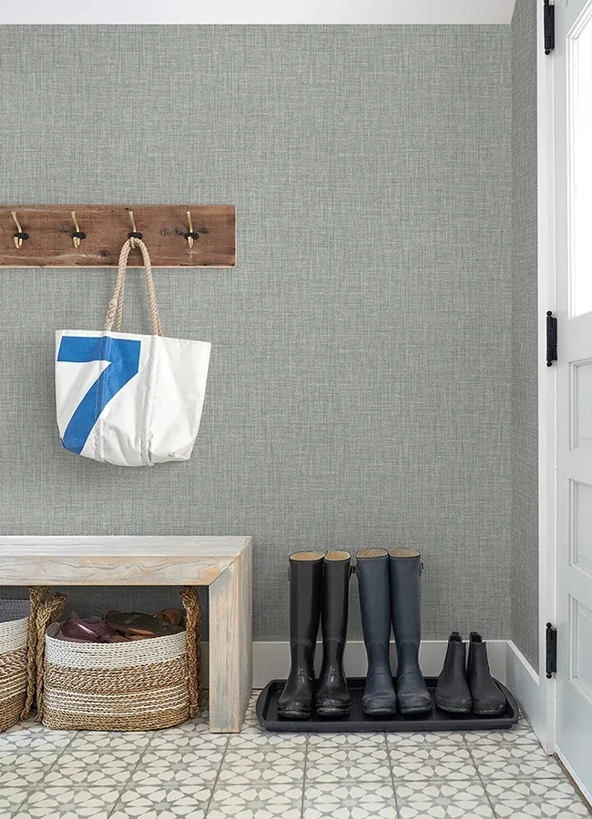 A-Street Prints Lanister Grey Texture Wallpaper - SKU 4046-26234