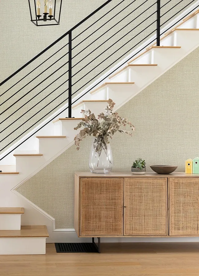 A-Street Prints Lanister Olive Texture Wallpaper - SKU 4080-26236