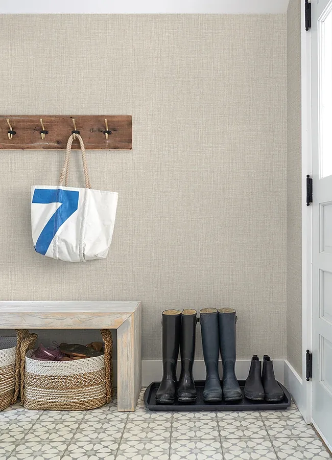 A-Street Prints Lanister Taupe Texture Wallpaper | Wallpaper Twins A-Street Prints Lanister Taupe Texture Wallpaper - SKU 4080-26233
