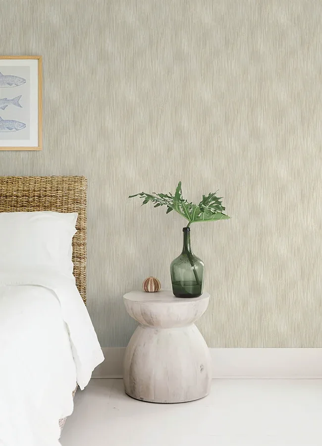 A-Street Prints Largo Neutral Striated Wallpaper - SKU 4172-27520