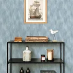 A-Street Prints Largo Sky Blue Striated Wallpaper - SKU 4172-27523