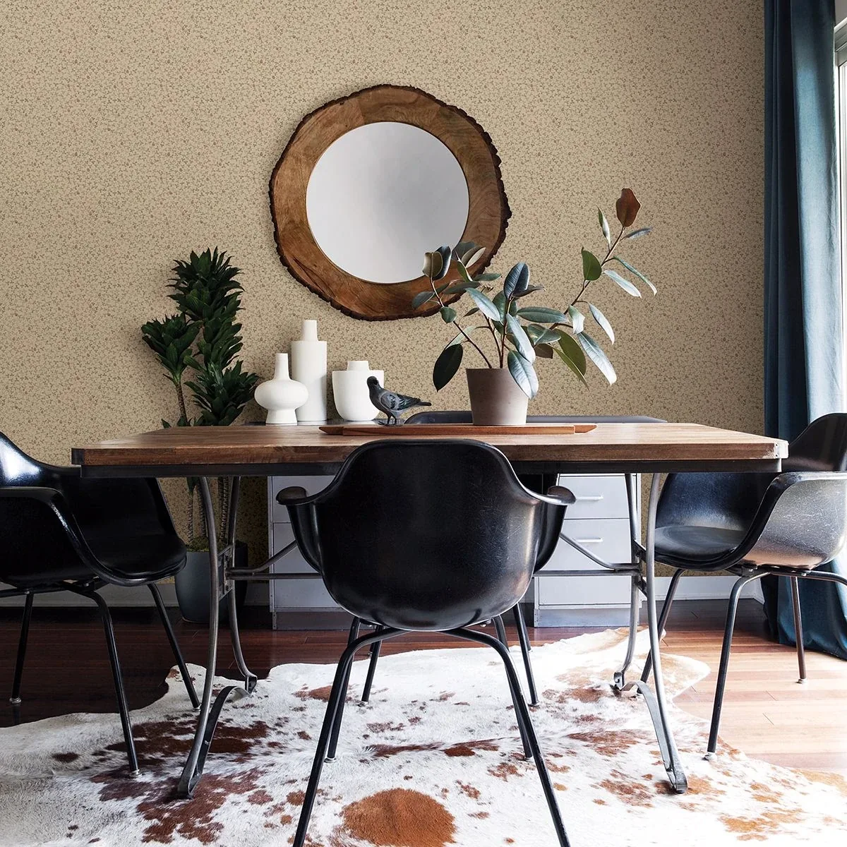 A-Street Prints Lark Beige Botanical Wallpaper - SKU 2948-28012