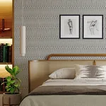 A-Street Prints Lars Charcoal Retro Wave Wallpaper - SKU 4066-26501