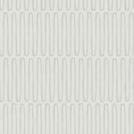 A-Street Prints Lars Light Grey Retro Wave Wallpaper - SKU 4066-26504