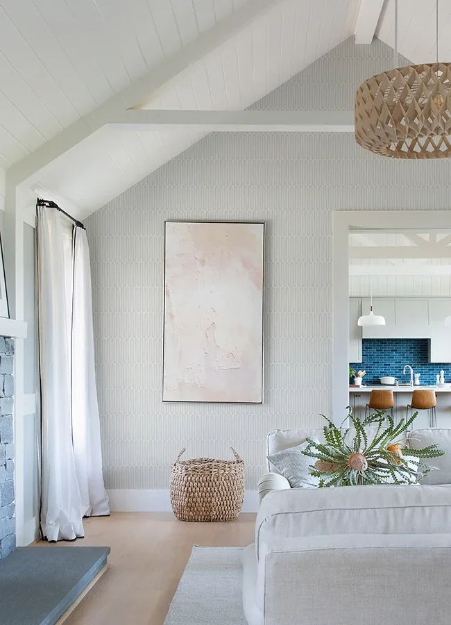 A-Street Prints Lars Light Grey Retro Wave Wallpaper - SKU 4066-26504