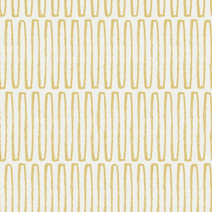 4066-26500 | Lars Mustard Retro Wave Wallpaper