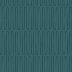 A-Street Prints Lars Teal Retro Wave Wallpaper - SKU 4066-26505