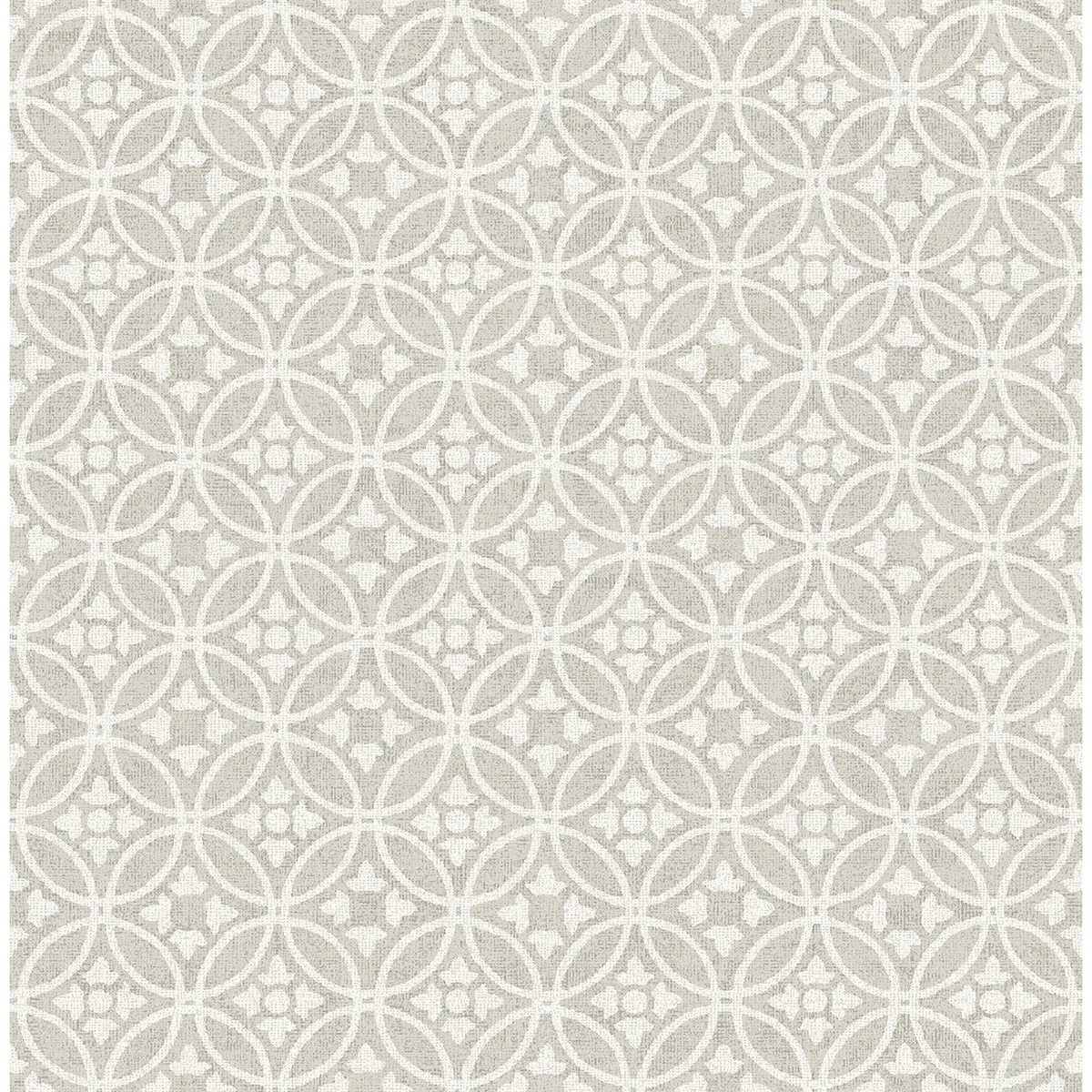A-Street Prints Larsson Grey Ogee Wallpaper - SKU 2970-26135