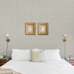A-Street Prints Larsson Grey Ogee Wallpaper - SKU 2970-26135