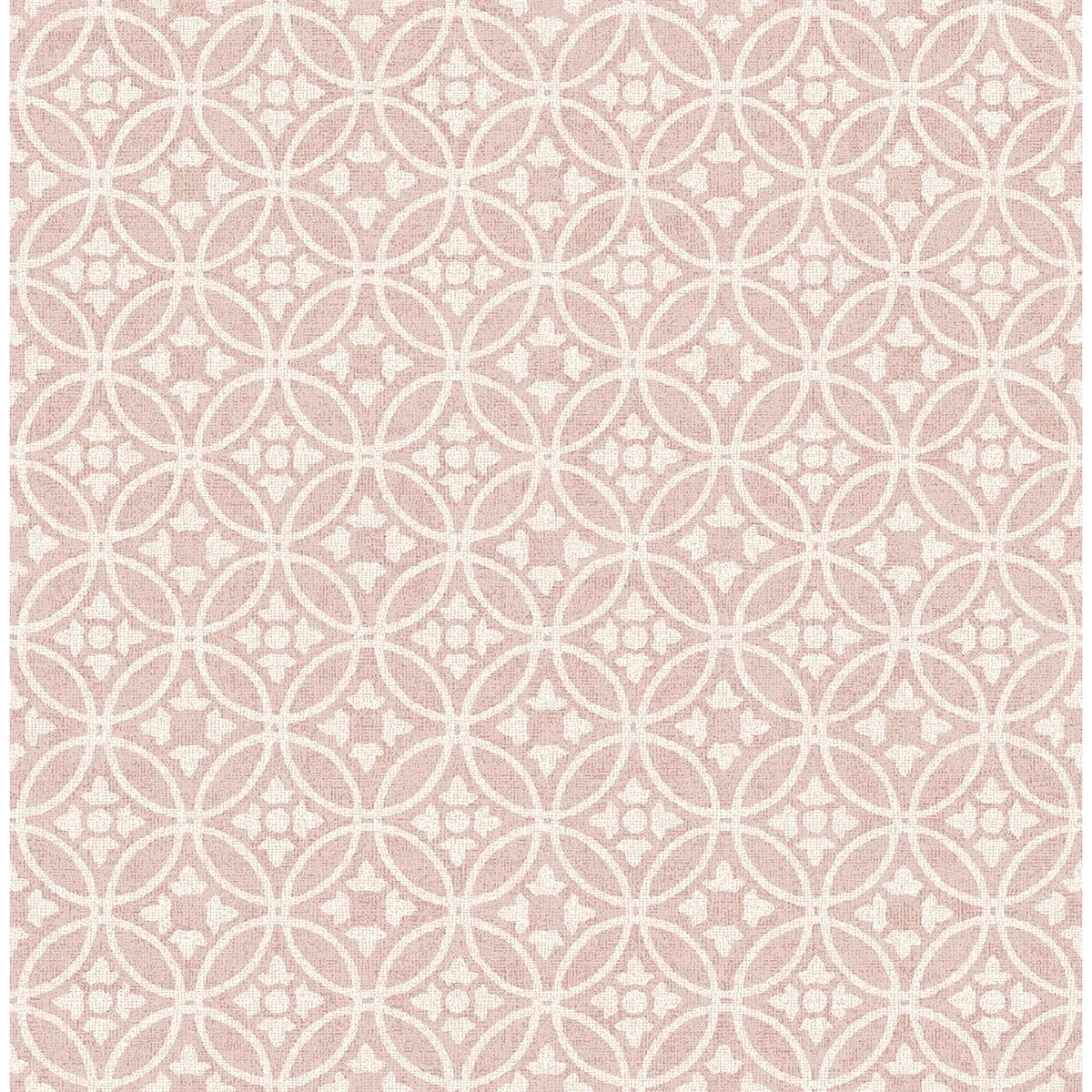 2970-26138 | Larsson Pink Ogee Wallpaper