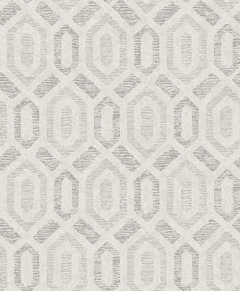 A-Street Prints Latona Platinum Diamond Geometric Wallpaper - SKU 2976-86539