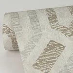 A-Street Prints Latona Platinum Diamond Geometric Wallpaper - SKU 2976-86539