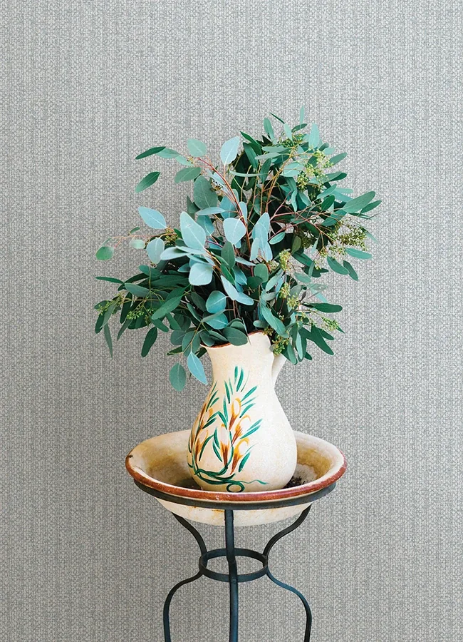 A-Street Prints Lawndale Blue Textured Pinstripe Wallpaper - SKU 4122-27028