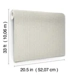 A-Street Prints Lawndale Taupe Textured Pinstripe Wallpaper - SKU 4122-27027