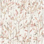 A-Street Prints Leandra Coral Floral Trail Wallpaper - SKU 2975-26239