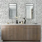 A-Street Prints Leandra Grey Floral Trail Wallpaper - SKU 2975-26238
