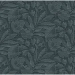 A-Street Prints Lei Navy Leaf Wallpaper - SKU 2972-86153