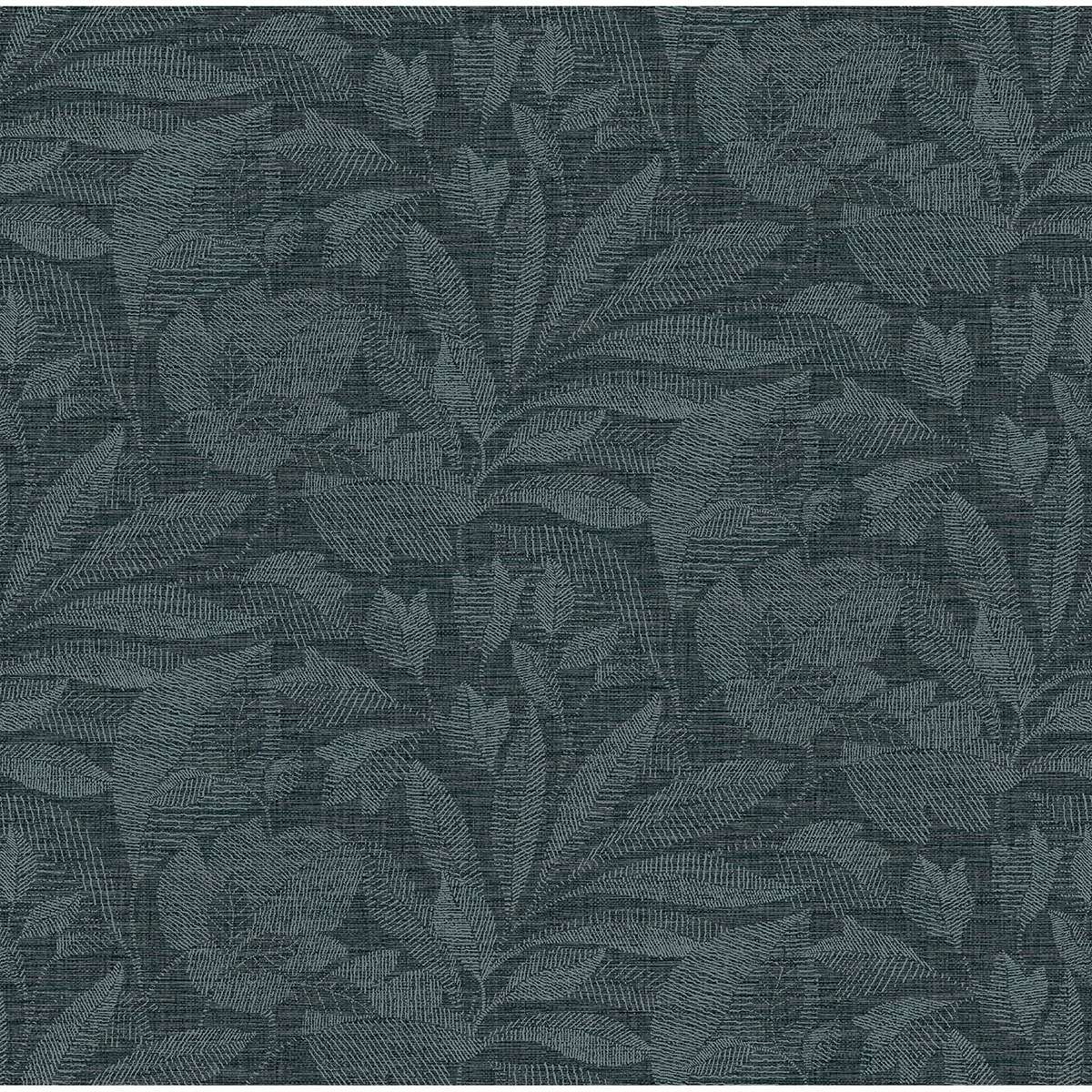 2972-86153 | Lei Navy Leaf Wallpaper