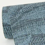 A-Street Prints Lei Navy Leaf Wallpaper - SKU 2972-86153
