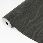 A-Street Prints Leith Black Zen Waves Wallpaper - SKU 2971-86363