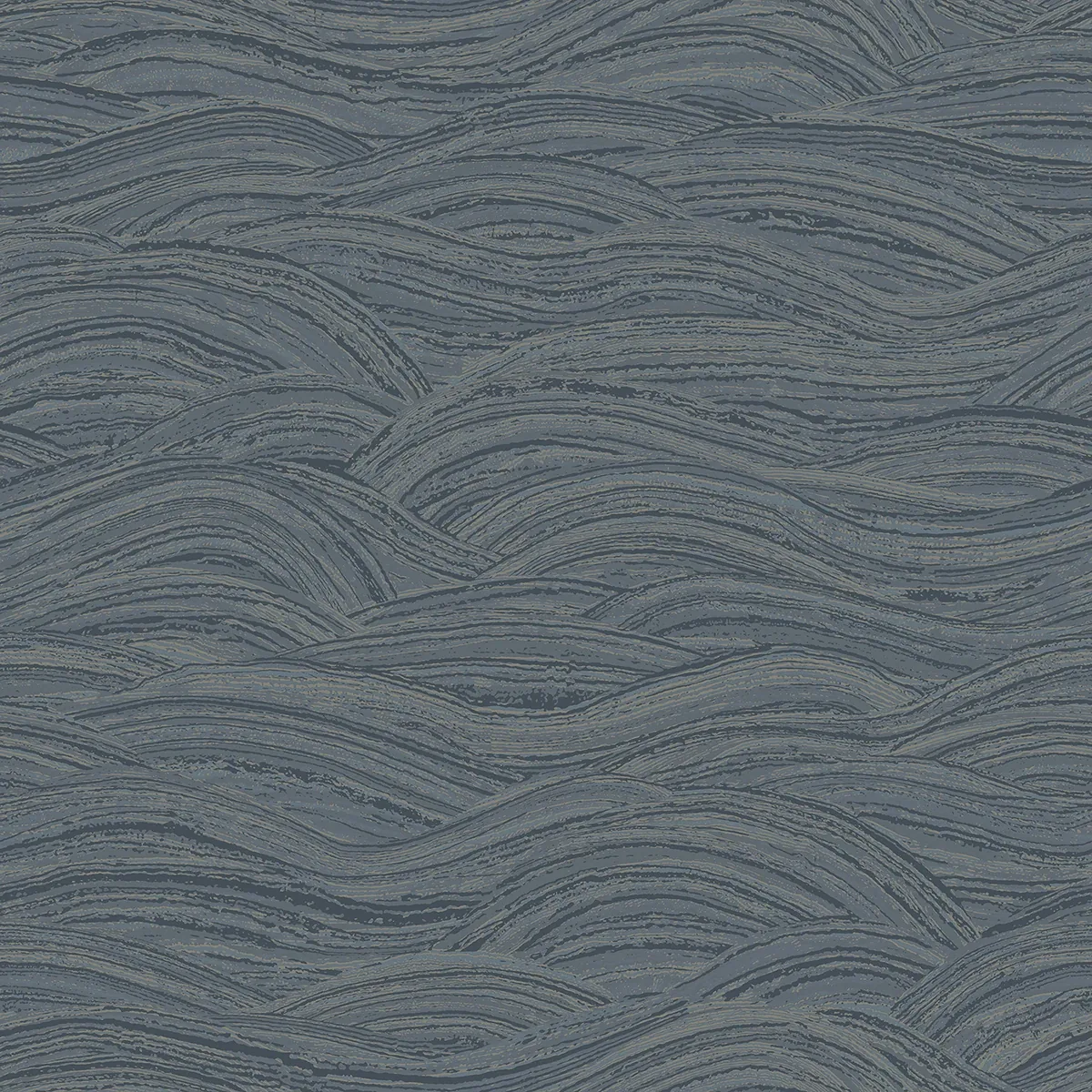 2971-86365 | Leith Blue Zen Waves Wallpaper