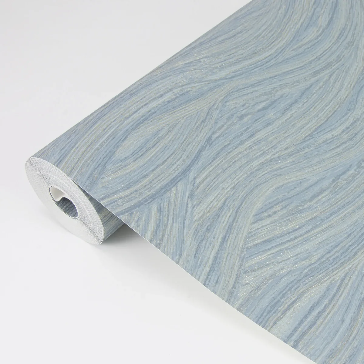 A-Street Prints Leith Blue Zen Waves Wallpaper - SKU 2971-86365
