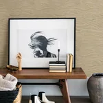 A-Street Prints Leith Gold Zen Waves Wallpaper - SKU 2971-86364