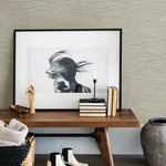 A-Street Prints Leith Taupe Zen Waves Wallpaper - SKU 2971-86366
