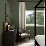 A-Street Prints Lela Green Faux Linen Wallpaper - SKU 2971-86185