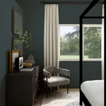 A-Street Prints Lela Navy Faux Linen Wallpaper - SKU 2971-86181