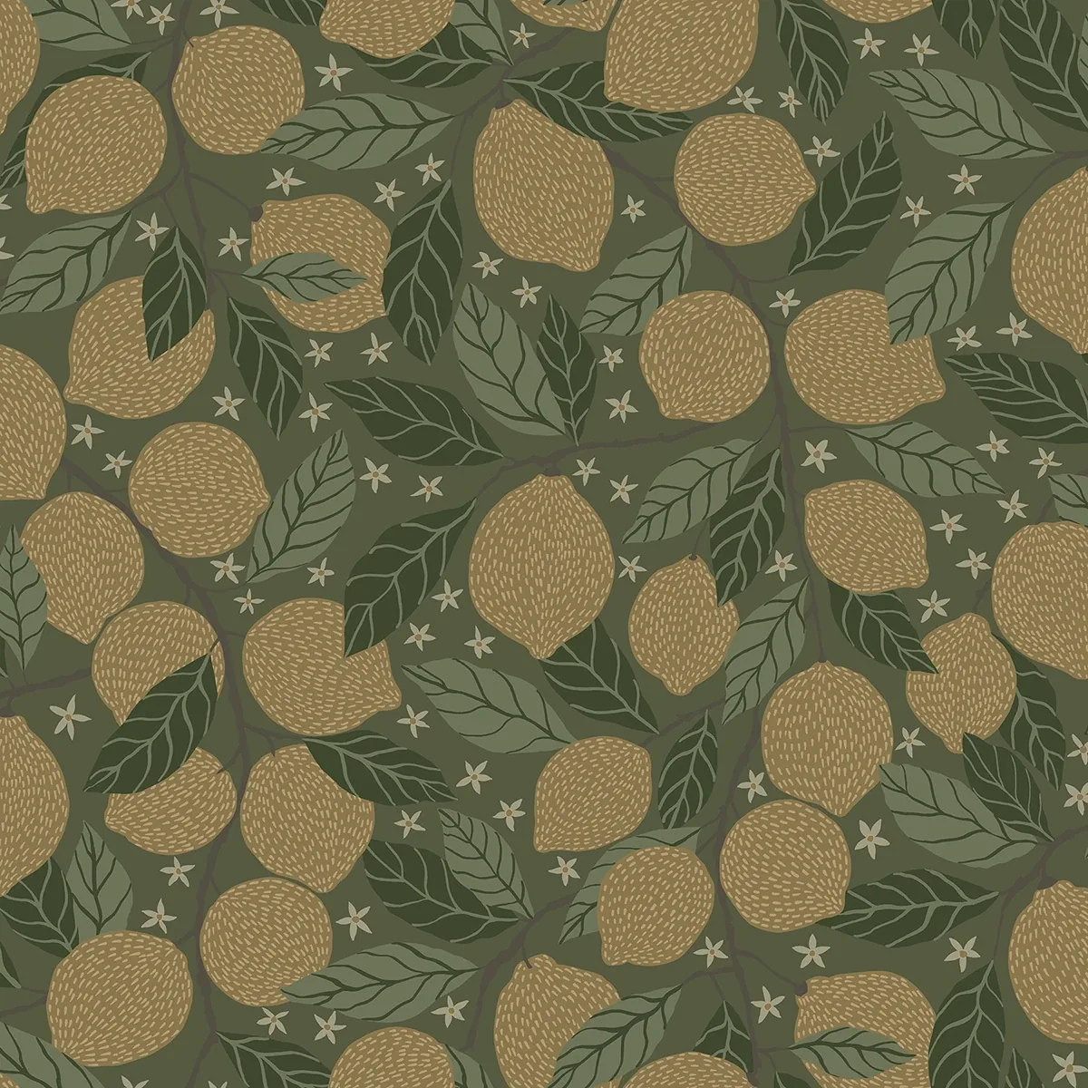 2999-44119 | Lemona Green Fruit Tree Wallpaper