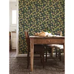 A-Street Prints Lemona Navy Fruit Tree Wallpaper - SKU 2999-44118