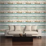 A-Street Prints Levi Turquoise Scrap Wood Wallpaper - SKU 2922-22318