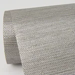 A-Street Prints Liaohe Silver Raffia Grasscloth Wallpaper - SKU 2972-80032