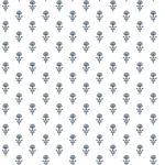 A-Street Prints Libby Blue Heather Mini Floral Wallpaper - SKU AST4337