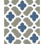 A-Street Prints Lido Navy Quatrefoil Wallpaper - SKU 2744-24125